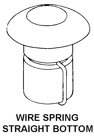 WIRE SPRING STRAIGHT BOTTOM style nsn 5340-01-098-5081