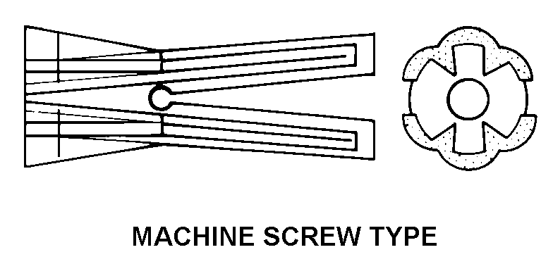 MACHINE SCREW TYPE style nsn 5340-00-904-8511