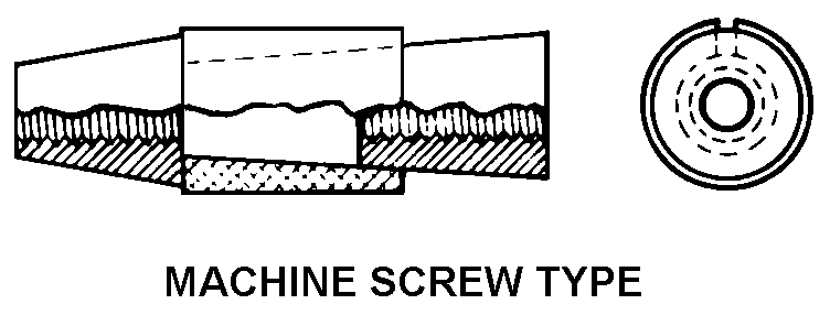 MACHINE SCREW TYPE style nsn 5340-00-680-8998