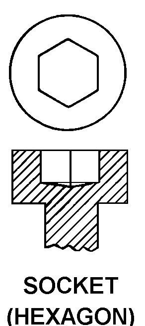 SOCKET (HEXAGON) style nsn 5340-01-185-5485