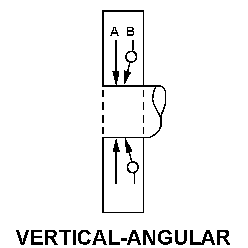 VERTICAL-ANGULAR style nsn 5330-00-006-0770