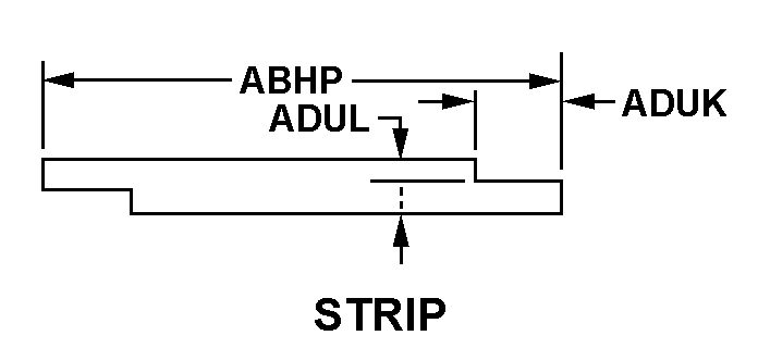 STRIP style nsn 5330-01-593-8392