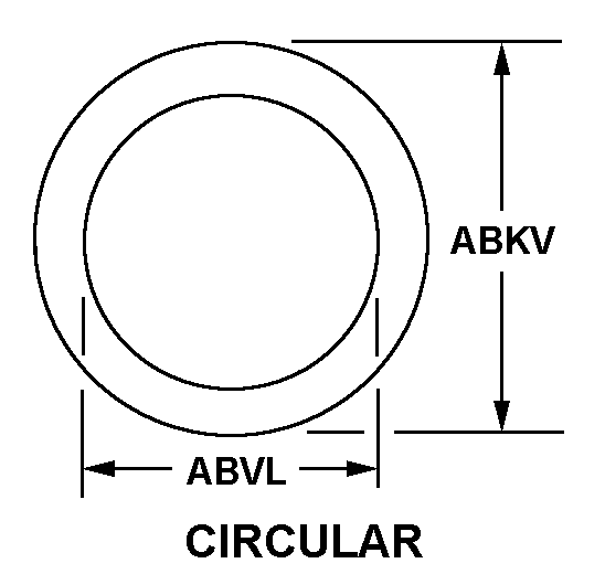 CIRCULAR style nsn 5999-01-292-8122