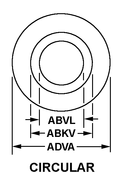 CIRCULAR style nsn 5999-01-292-8122