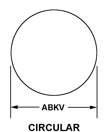 CIRCULAR style nsn 5999-01-292-8122