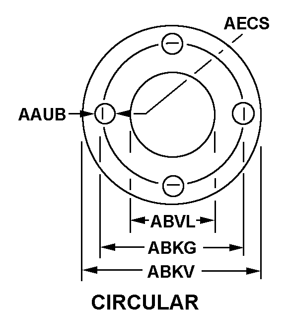 CIRCULAR style nsn 5999-01-292-8122