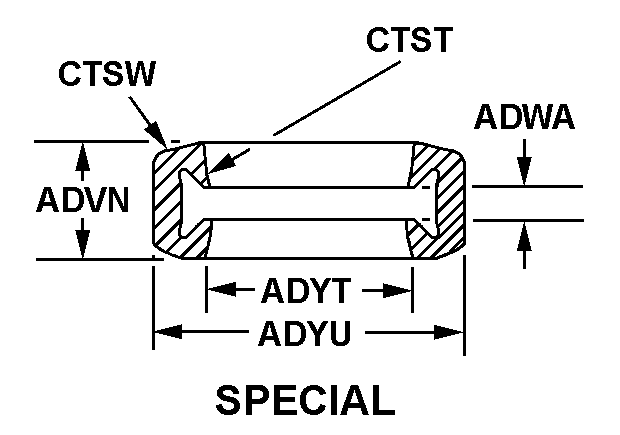 SPECIAL style nsn 5330-01-076-9434