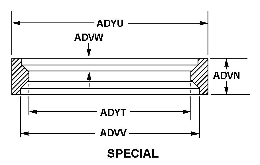 SPECIAL style nsn 5330-01-076-9434