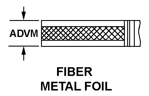 FIBER METAL FOIL style nsn 5330-01-142-0714