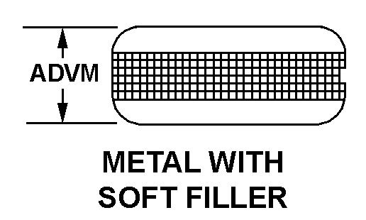 METAL WITH SOFT FILLER style nsn 5330-01-555-0466