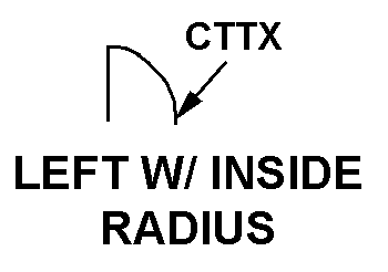 LEFT W/ INSIDE RADIUS style nsn 5330-00-899-9662