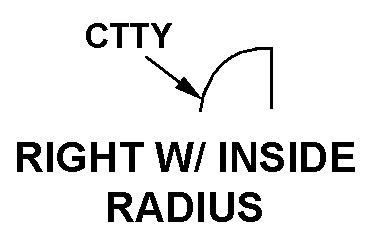 RIGHT W/ INSIDE RADIUS style nsn 5330-00-900-0361