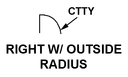 RIGHT W/ OUTSIDE RADIUS style nsn 5330-01-627-5182