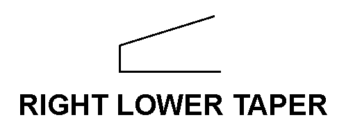 RIGHT LOWER TAPER style nsn 5330-01-477-7614