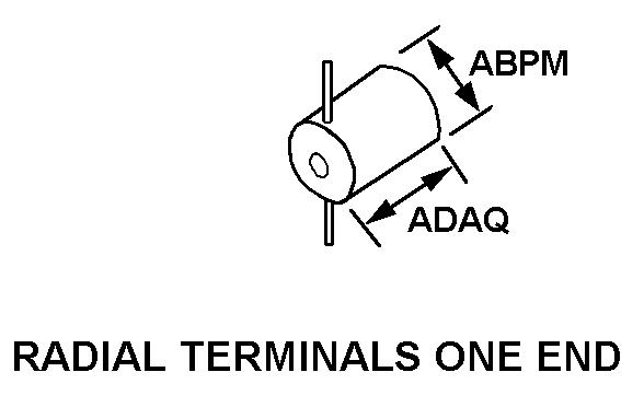 RADIAL TERMINALS ONE END style nsn 5905-00-911-7057