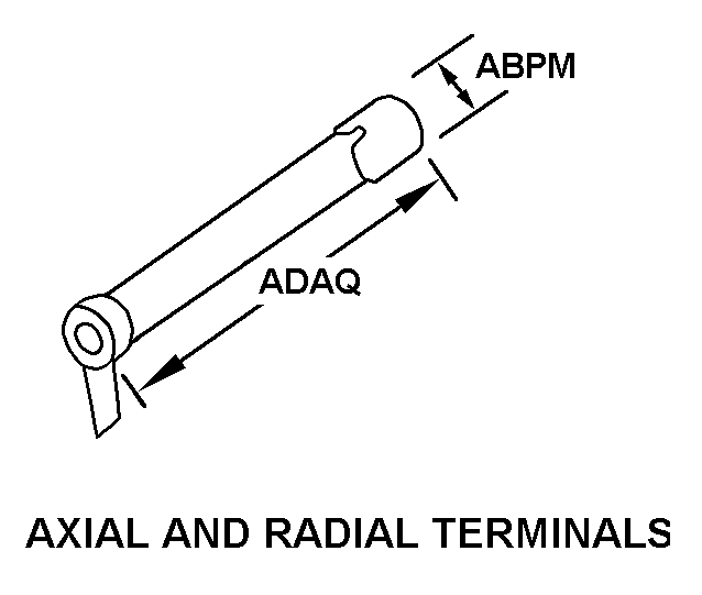 AXIAL AND RADIAL TERMINALS style nsn 5905-00-539-3068