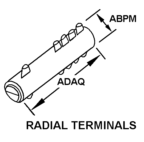 RADIAL TERMINALS style nsn 5905-01-472-7093