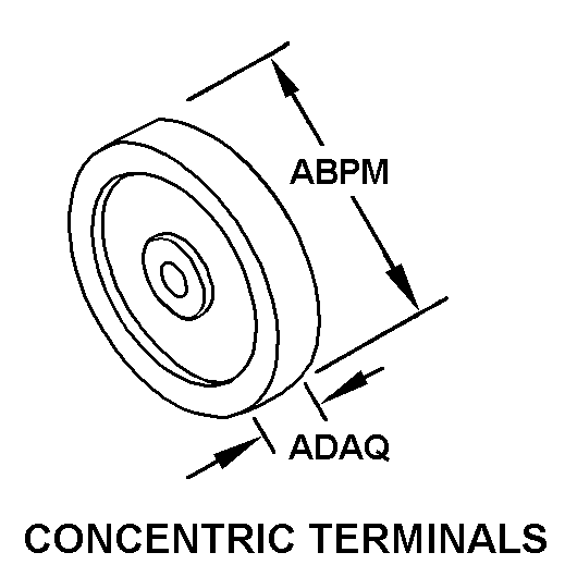 CONCENTRIC TERMINALS style nsn 5905-01-118-2102