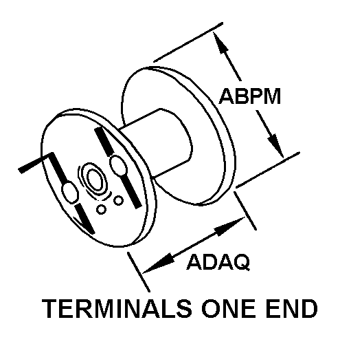 TERMINALS ONE END style nsn 5905-00-642-4345