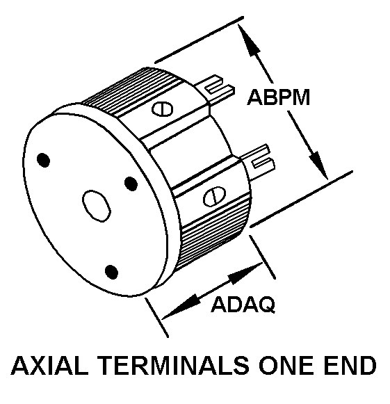 AXIAL TERMINALS ONE END style nsn 5905-00-778-4938