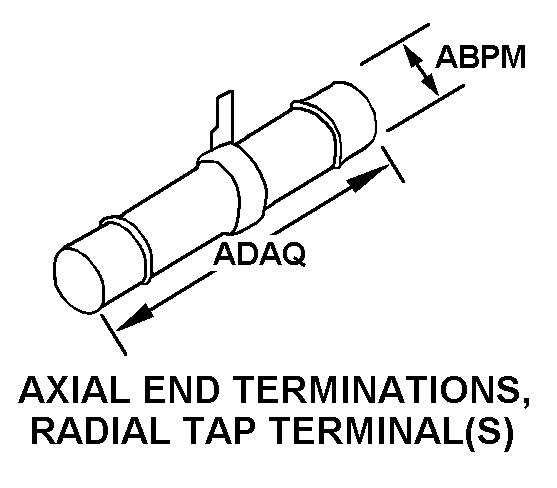 AXIAL END TERMINATIONS, RADIAL TAP TERMINAL (S) style nsn 5905-00-258-6430