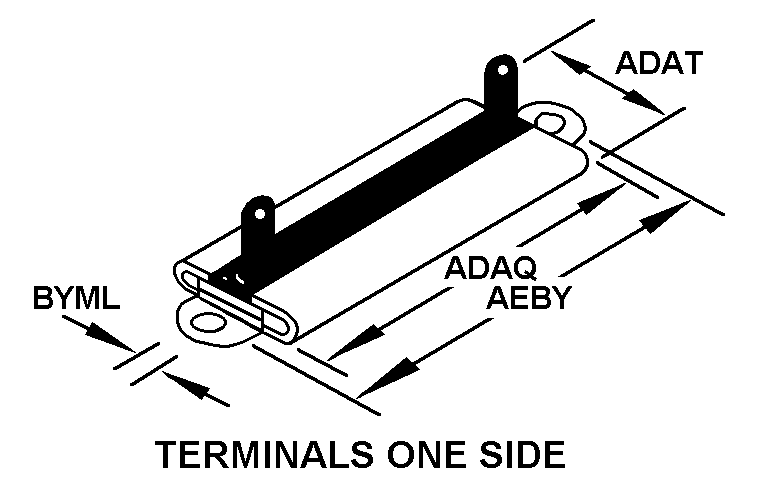 TERMINALS ONE SIDE style nsn 5905-01-162-0715