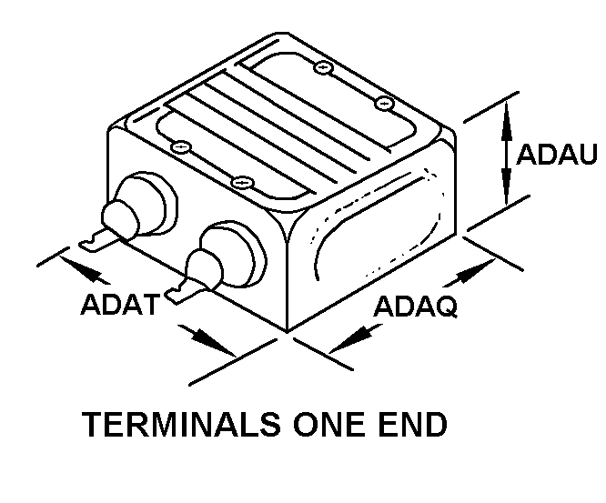 TERMINALS ONE END style nsn 5905-01-623-0240