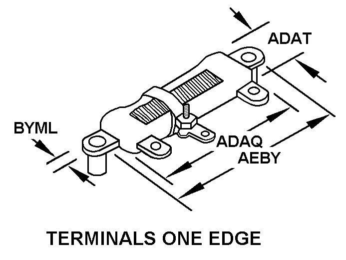 TERMINALS ONE EDGE style nsn 5905-01-390-8249