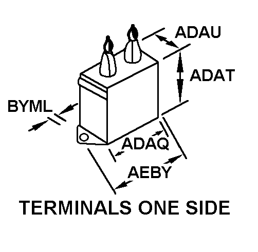 TERMINALS ONE SIDE style nsn 5905-00-246-8618