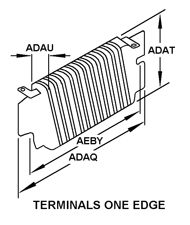TERMINALS ONE EDGE style nsn 5905-01-191-3916