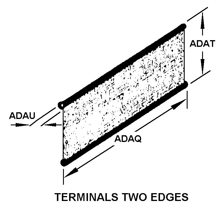 TERMINALS TWO EDGES style nsn 5905-00-114-7956