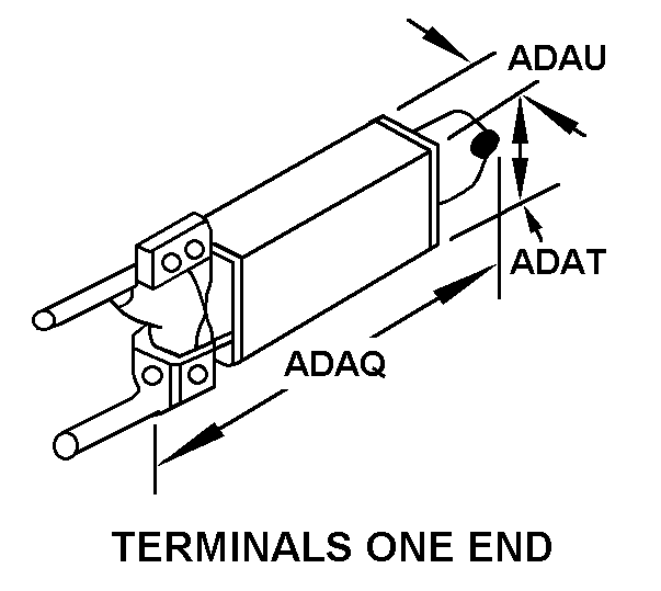 TERMINALS ONE END style nsn 5905-00-131-9067