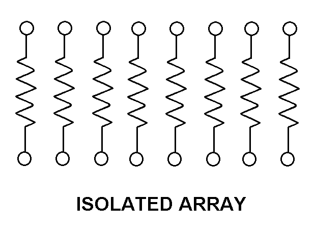 ISOLATED ARRAY style nsn 5905-01-598-9214