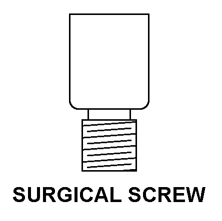 SURGICAL SCREW style nsn 6515-00-346-0400