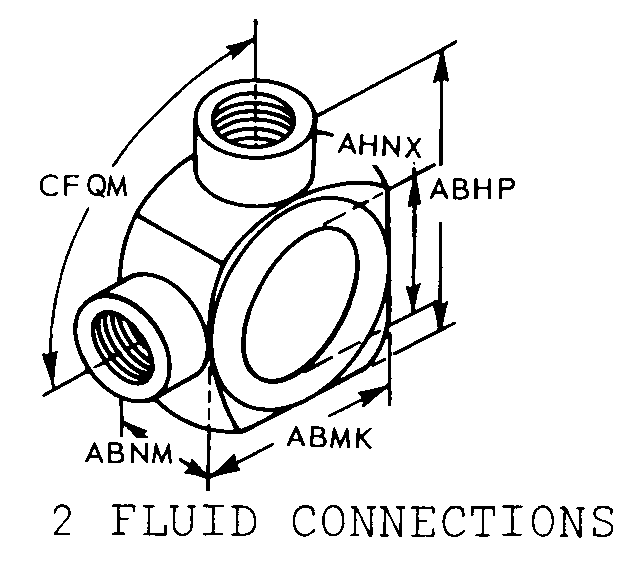2 FLUID CONNECTIONS style nsn 4730-00-733-8582
