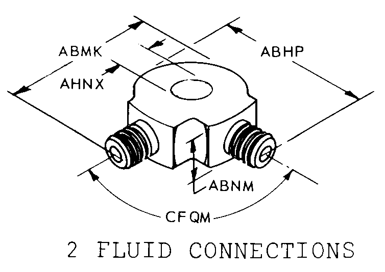 2 FLUID CONNECTIONS style nsn 4730-00-585-6124