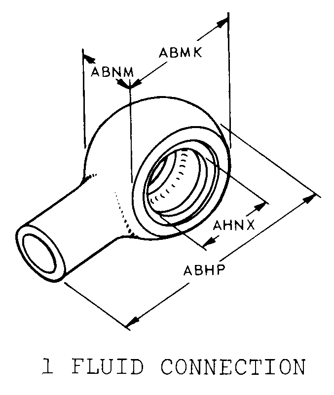 1 FLUID CONNECTION style nsn 4730-01-434-7939