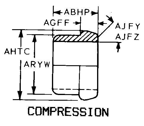 COMPRESSION style nsn 4730-00-352-3024