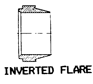 INVERTED FLARE style nsn 4730-00-927-1231
