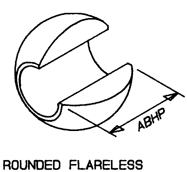 ROUNDED FLARELESS style nsn 4730-01-188-7545