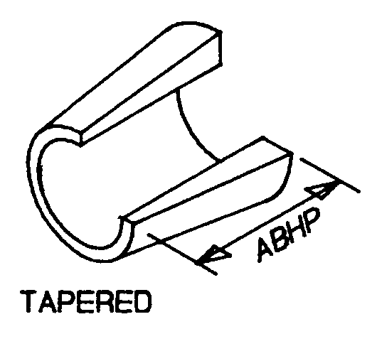 TAPERED style nsn 4730-01-020-7316