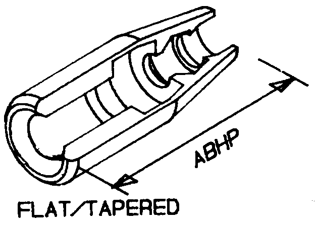 FLAT/TAPERED style nsn 4730-01-257-8593