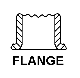 FLANGE style nsn 5325-01-268-4921