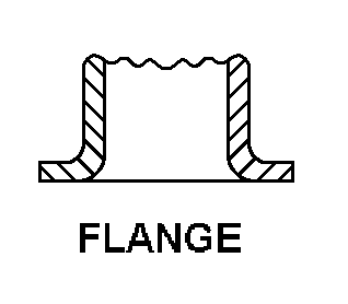 FLANGE style nsn 5325-01-268-4921