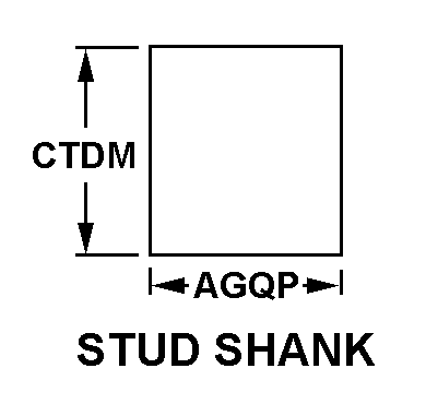 STUD SHANK style nsn 5325-00-573-4036