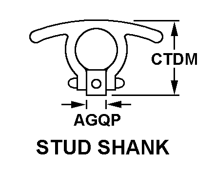 STUD SHANK style nsn 5325-00-805-2938