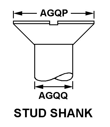 STUD SHANK style nsn 5325-00-373-3923
