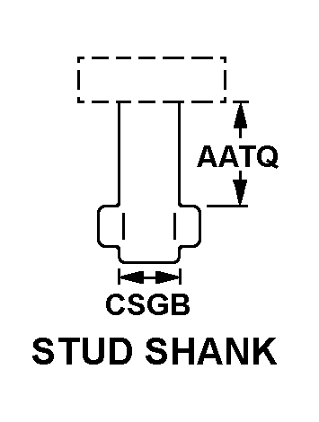 STUD SHANK style nsn 5325-00-687-9968