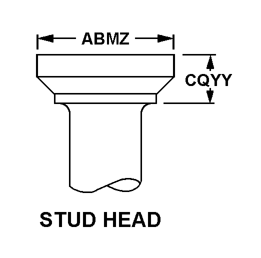 STUD HEAD style nsn 5325-00-885-4836