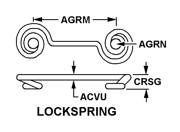 LOCKSPRING style nsn 5325-00-285-1999